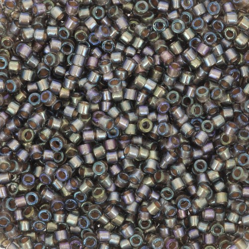 Miyuki Delica 11/0 DB1773 - Sparkling Beige Lined Gray AB x8g