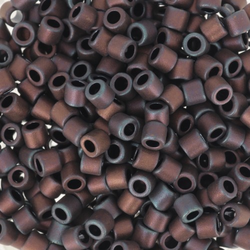 Miyuki Delica 8/0 DBL0323 - Cobre Metálico Mate Iris Arcoiris x8g