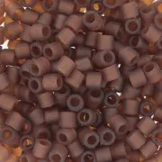 Miyuki Delica 8/0 DBL0764 - Transparente Topacio Oscuro Mate x8g