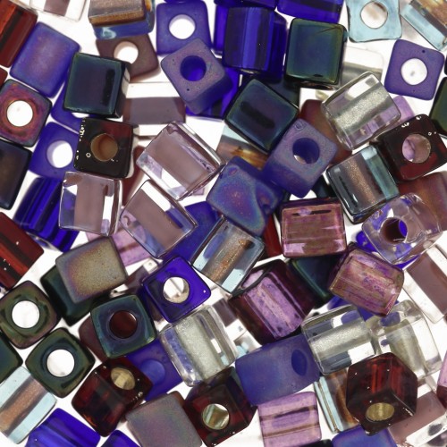 Mezcla Cubos Miyuki 4 mm SB-MIX-23 - Arabian Night x10g