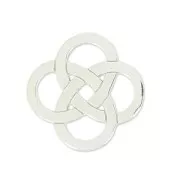 Separador con motivo celta 21x11mm de Plata 925 x1
