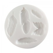 Mini molde de silicona Plumas