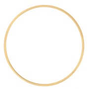 Anillas para montar y tejer círculos de 40 mm - Acero inoxidable 304L Dorado x10