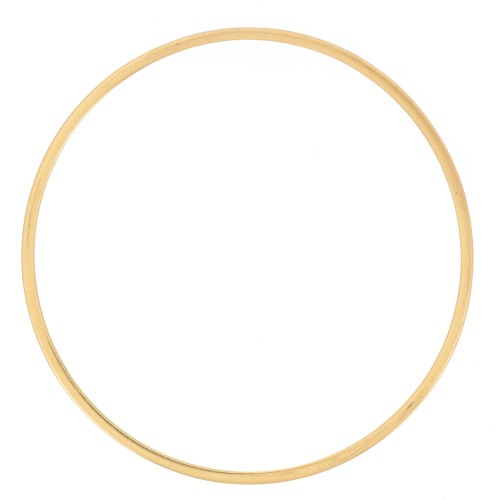 Anillas para montar y tejer círculos de 40 mm - Acero inoxidable 304L Dorado x10