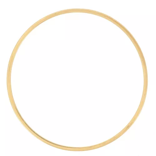 Anillas para montar y tejer círculos de 40 mm - Acero inoxidable 304L Dorado x10