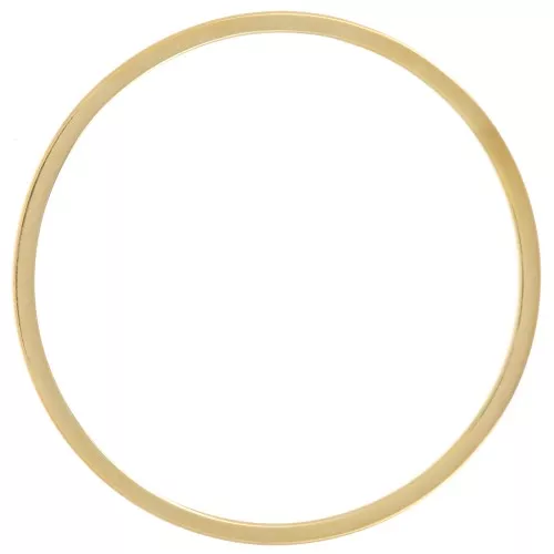 Anillas para montar y tejer círculos de 25 mm - Acero inoxidable 304L Dorado x10