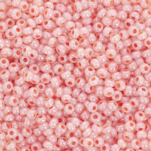 Preciosa Cuenta de rocalla 11/0 - 2 mm - Terra Orange Lined Ceylon x20g