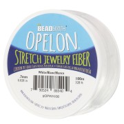 Opelon 0.7mm fibra elástica - Blanco x100m