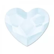 Strass Hotfix Heart PureCrystal 2808 6  mm  Crystal Powder Blue x1