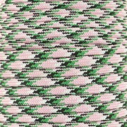 Paracord - Cordón de paracaídas plano de 4 mm - Rosa - Verde x1m|raw }}