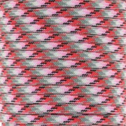 Paracord - Cordón de paracaídas plano de 4 mm - Rosa - Rojo - Gris x1m|raw }}