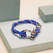 Paracord - Cuerda de paracaídas plana de 4 mm - Verde - Fuschia - Amarillo - Azul x1m