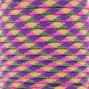Paracord - Cordón de paracaídas plano de 4 mm - Rosa - Amarillo - Azul x1m