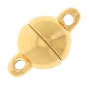 Cierre magnético 13,5x8 mm - Dorado con oro fino x1