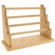 Joyero - 26x34 cm Joyero de bambú para pendientes x1