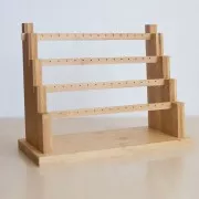 Joyero - 26x34 cm Joyero de bambú para pendientes x1