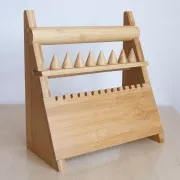 Joyero - Expositor de joyas de bambú 32x30 cm x1