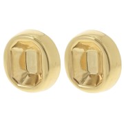 Clips para oreja para cabujón PureCrystal 4610 14x10 mm - Dorado con oro fino x2|raw }}