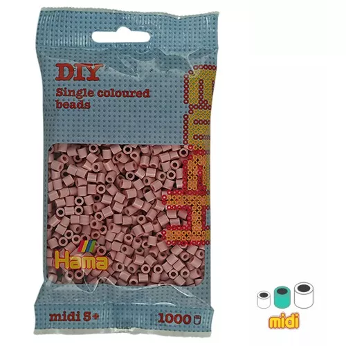 Hama Midi cuentas de planchar 5 mm Marrón oscuro (n°111) x 1000