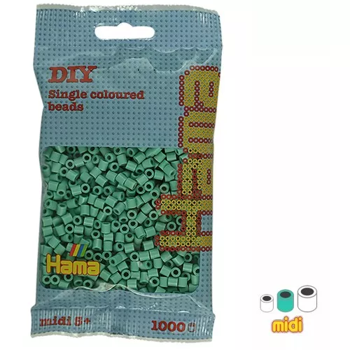 Cuentas de planchar Hama Midi 5 mm Aqua (n°113) x 1000