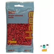 Hama Midi cuentas de planchar 5 mm Rojo cereza (n°114) x 1000