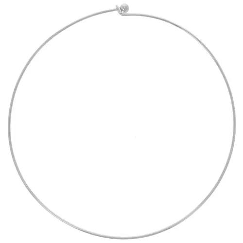 Gargantilla de 1,7 mm con Cierre de bola desenroscable - Rodiada x14cm