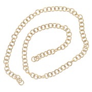 Anillas abiertas 3x0,6 mm - Acero inoxidable 316L dorado x100