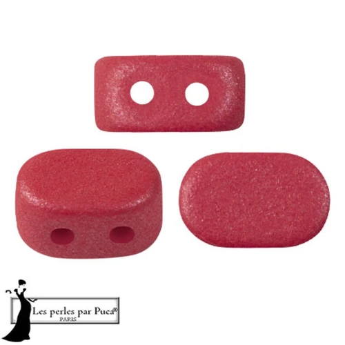 Cuentas de cristal Lipsi® by Puca® 4x6 mm - Vogue Hibiscus Mat x10g