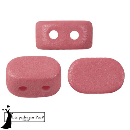Cuentas de cristal Lipsi® de Puca® 4x6 mm - Vogue Indian Rose Mat x10g
