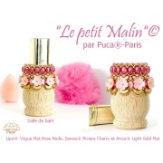 Cuentas de cristal Lipsi® de Puca® 4x6 mm - Vogue Indian Rose Mat x10g