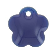 Lentejuela flor metal y resina epoxi 10 mm - Azul noche x10|raw }}