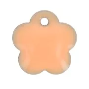 Semillas de flores de metal y resina epoxi 10 mm - Light rose x10