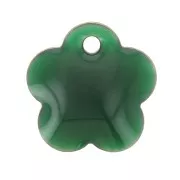 Semillas de flores de metal y resina epoxi 10 mm - Verde abeto x10