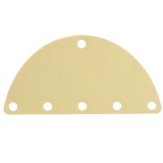Accesorio para tejer y montar media luna 15x30 mm - Dorado x1|raw }}