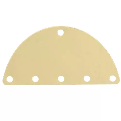 Accesorio para tejer y montar media luna 15x30 mm - Dorado x1
