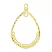 Separador goutte 40x27 mm doré x1