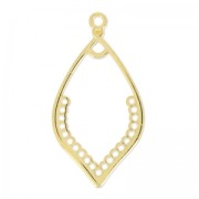 Separador hoja 41x22 mm Dorado con oro fino x1|raw }}