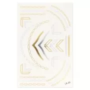 Tatouajes temporales - Cadenas - Modelo 4 x1