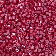 Cuentas de Rocalla Preciosa Two Cuts 11/0 2 mm - Rojo coral opaco Sfinx x20 g
