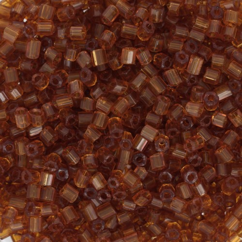 Cuentas de Rocalla Preciosa Two Cuts 11/0 2 mm - Marrón opaco x 20 g