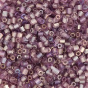 Cuentas de Rocalla Preciosa Two Cuts 11/0 2 mm - Amatista clara arcoíris x 20 g