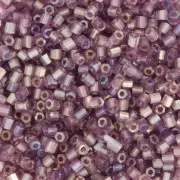Cuentas de Rocalla Preciosa Two Cuts 11/0 2 mm - Amatista clara arcoíris x 20 g