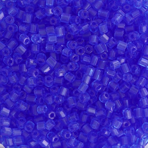 Cuentas de Rocalla Preciosa «Two Cuts» 11/0, 2 mm - Zafiro, 20 g