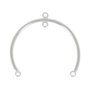 Separador 4 anneaux 37x30 mm rhodié x1