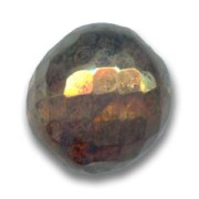 Facetada 20 mm Crystal/Purple-Brown Senegal x1