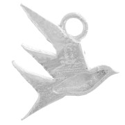 Dije de Golondrina 13.5x12 mm - Plata 925 x1
