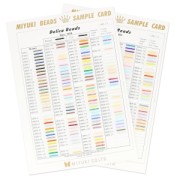 Carta de colores Miyuki Delica 10/0 Tableros 1 et 2