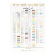 Carta de colores Miyuki Delica 10/0 Tableros 1 et 2