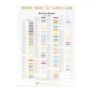 Carta de colores Miyuki Delica 10/0 Tableros 1 et 2
