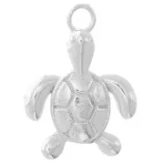Dije Tortuga de Tierra 18x14 mm - Plata 925 Plateado x1